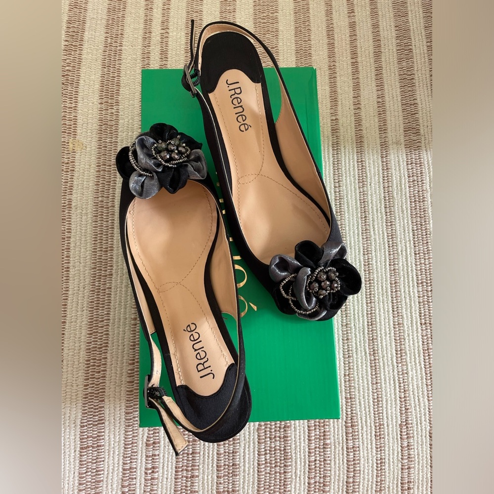 Kitten heels. Worn once for a wedding